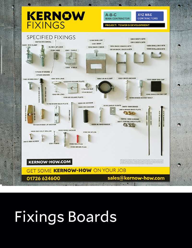 Fixings Board