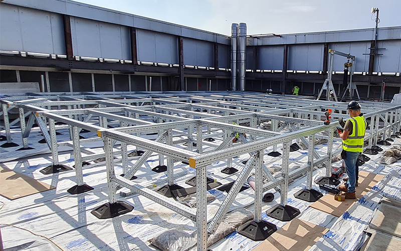 Rooftop Support Frame