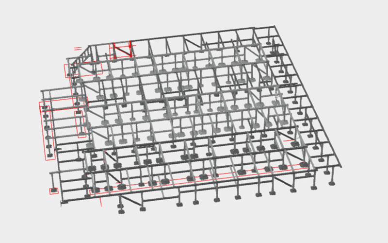 Rooftop Support Frame