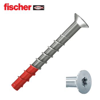 Fischer M10x65 Concrete Screw Ultracut FBS II SK CSK S/Steel