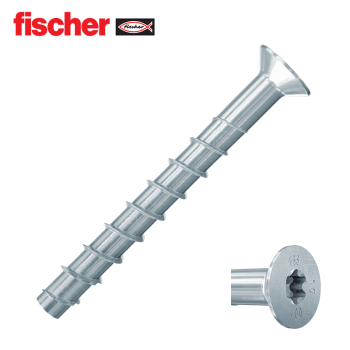Fischer M6x140 Concrete Screw Ultracut FBS II 6 SK CSK BZP (