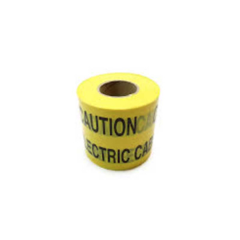 Warning Tape 'Electric Cable Warning' 150mmx365m Yellow