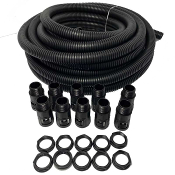 20mm Flexible Contractor Pack 10mtr Conduit + 10 x Fittings