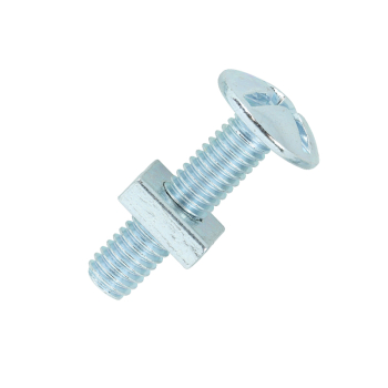 M6x10mm BZP Roofing Bolts-Nuts