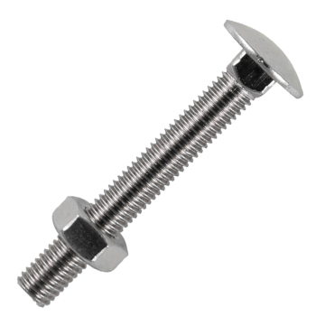 M8x100mm S/S A2 Cup Square Hex Bolts