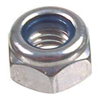 M5 A2 Nylon Insert Nuts 304 Stainless Steel