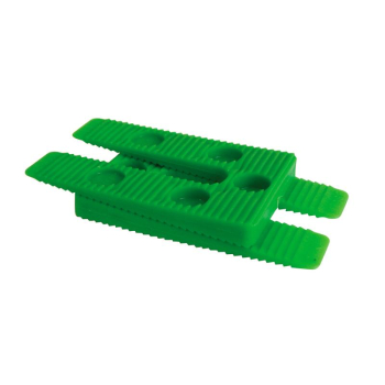 80x30x10mm Green Wedge Packer Plastic - High Load Capacity