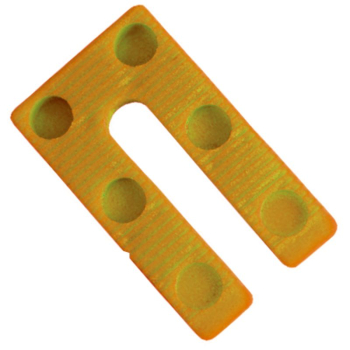 80x40x8mm Orange Wedge Packer Plastic - High Load Capacity