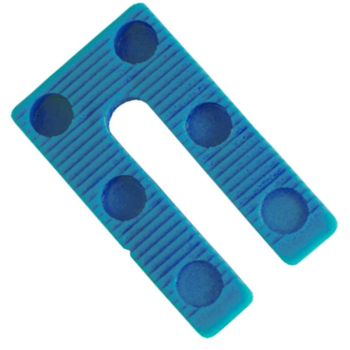 150x60x25mm Blue Wedge Packer Plastic - High Load Capacity