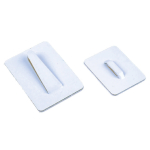 28x28mm White Adhesive Clips Max Cable Size - 4.8mm