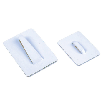25x38mm White Adhesive Clips Max Cable Size - 8.0mm