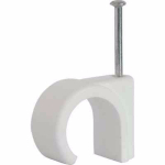 11mm Nail-In Clips White