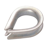 3-4mm Wire Rope Thimbles - BZP