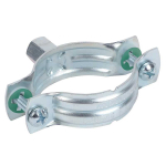 62-67mm Unlined Pipe Clamps BZP