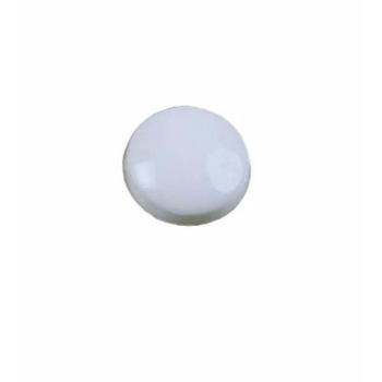 White Plastidome Cover Caps To Suit 3.5-4.0mm(6-8g) Screws