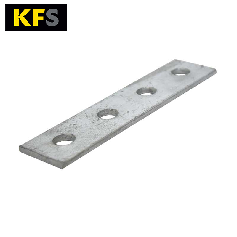 Channel Shell Plate Channel Flat Fitting Bracketry - Hot Dipped Galvanised 4 Hole Flat ...