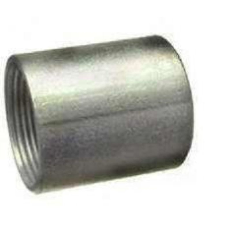 Galvanised Conduit Accessories 20mm Solid Couplings HDG - Kernow Fixings