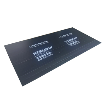 Twin Flute black Protection Board - 2x1220x2440mm