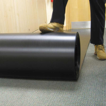 2mm Black / Grey Protection roll 50mx1m
