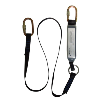 Fall Arrest Lanyard 1.8mtr With Connecting Karabiners