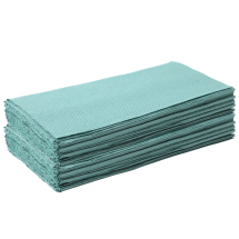 Interfold Hand Towels 1-ply Green V Fold (case 5000)