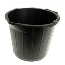 Black Builders Bucket 15 Litre