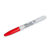 Sharpie Red Marker Pen Fine Point Pack 12