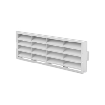 220x90mm Airbrick Grille White For Plastic Duct (no surround