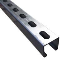 41x41mm Deep Slotted Channel 3m 2.5mm Gauge HDG