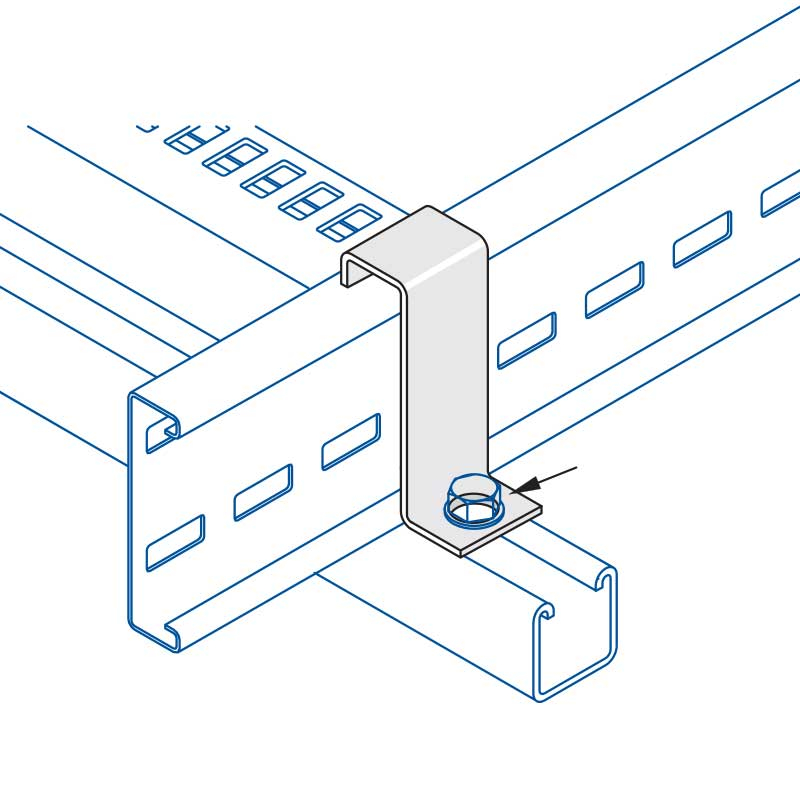 Unistrut Ladder Rack Brackets Extra Heavy Duty Cable Ladder Accessories 150mm H/D Bracket *10 ...