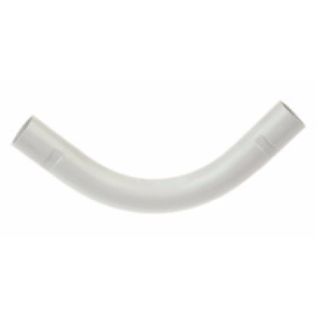 20mm White Heavy Plain Bend PVC Plastic Conduit