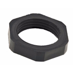 M32 Black Plastic Locknut to suit Cable Stuffing Glands