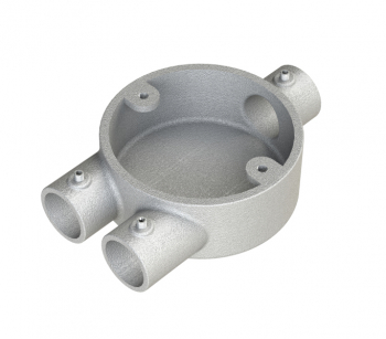 Conduit Conlock 20mm Conlok Y Box HDG Conlok CL7G - Kernow Fixings