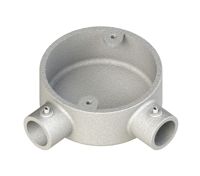 Conduit Conlock 25mm Conlok Angle Box HDG Conlok CL10G - Kernow Fixings