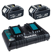Makita Battery & Charger Deal Twin Charger & 2x5.0Ah Bat.