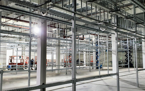 Multi Service Vertical Support Frame