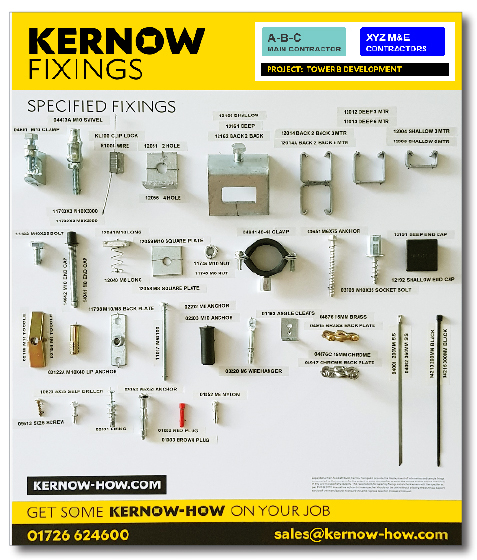 Kernow Fixings Board