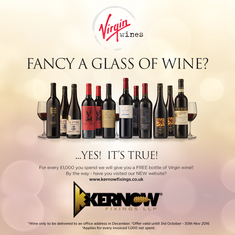 Kernow Fixings Wine Offer
