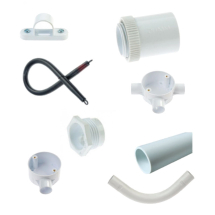 White PVC Plastic Conduit White PVC Plastic Conduit