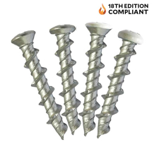 Metal Light Duty Wall Screws 18th Edition Compliant