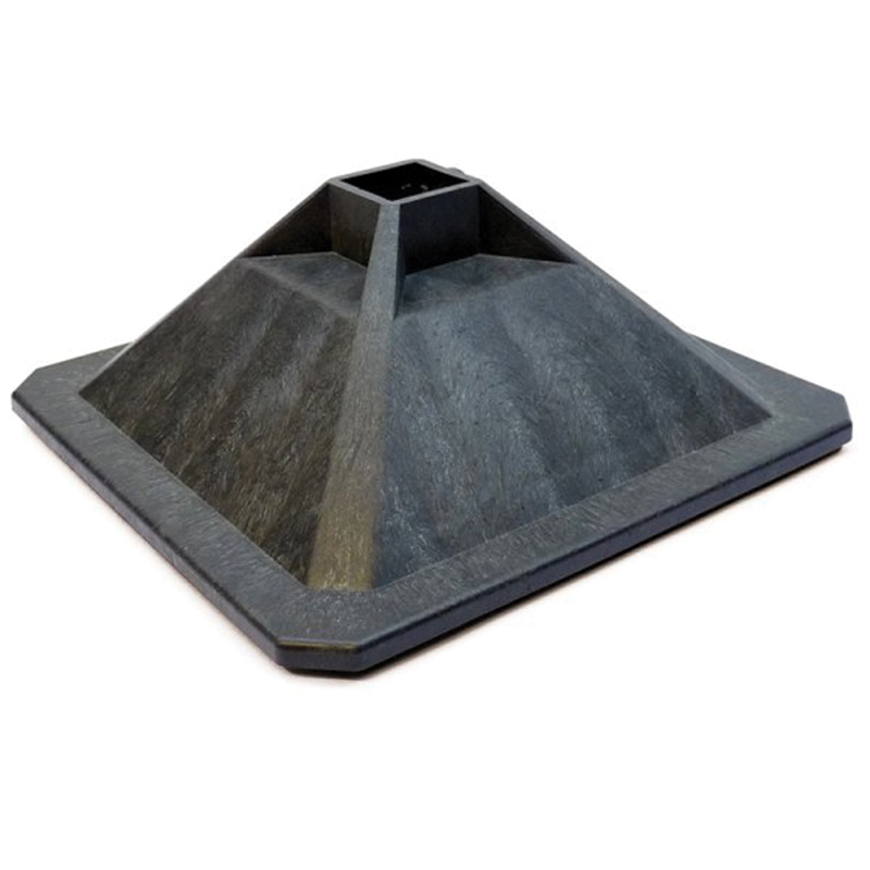 Single Rubber Support Foot For Vertical Strut - Kernow Fixings