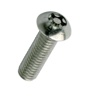 Button Head Security Machine Screws (6 Lobe) - Stainless Steel Button Head Security Machine Screws (6 Lobe) - Stainless Steel