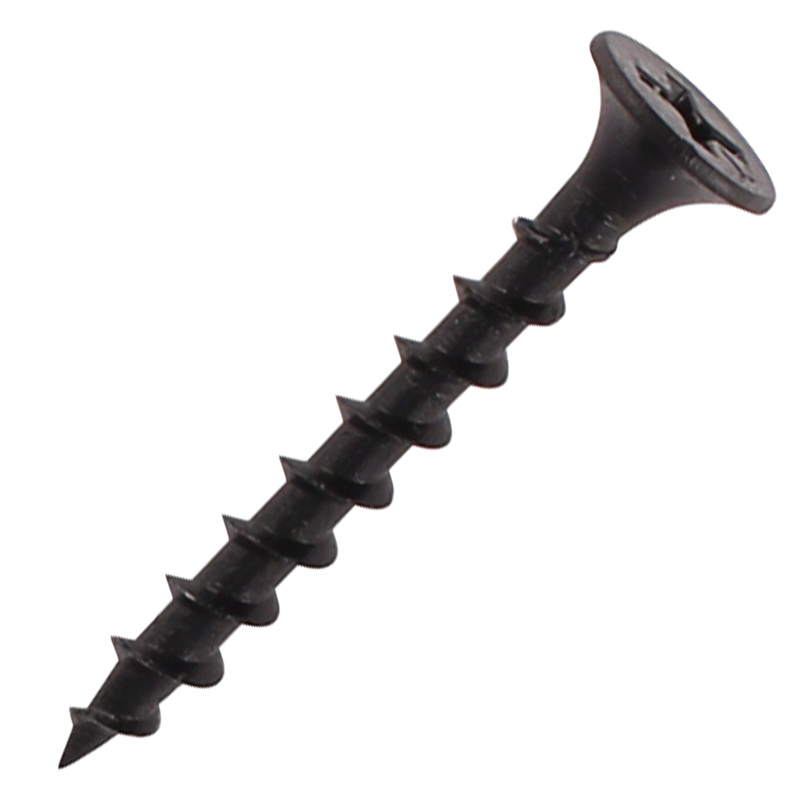 Bulk Hardware Phillips Bugle Head Drywall Screws – 65-Pack, 3.5 X 32mm, Black Finish