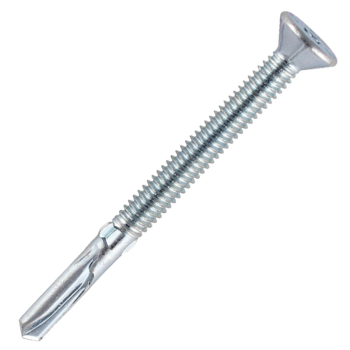 Phillips Recess Wing Tip Self Drilling Screws for Heavy Section Steel (Zinc)
