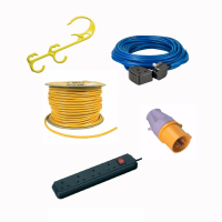 Extension Leads, Reels, 110v Cable, Plugs & Sockets