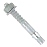 M8x75mm HDG Through Bolt Anchor
