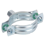 113-118mm Unlined Pipe Clamps BZP