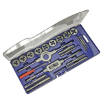 Tap & Die Set 21pc inc. Wrench Taps/Dies 3,4,5,6,7,8,10,12mm
