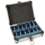 ¼" Shank Router Cutter Set 12 Piece DASET1/4 TCT
