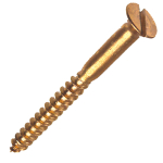 8x1" Brass CSK SLT W/Screws